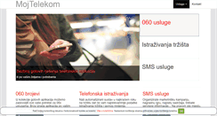Desktop Screenshot of mojtelekom.net